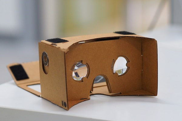 Google's VR platform Cardboard, introduced in 2014. Othree/Wikimedia Commons/CC BY 2.0